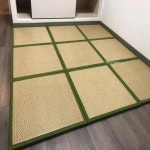 대나무자리 대나무매트 돗자리 대나무 베개 접이식 등나무 바닥 매트 두꺼운 거실 수면 일본 다다미 카펫 패드 여름  놀이 미끄럼 방지 : 얄리직구