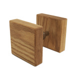 강화유리문 원목 손잡이 1구 오크 JO208(100/100)_천연아마씨유 도장 : 하우스플러스