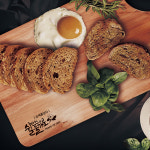 은혜를담다 우드 서빙도마 1P 교회명 인쇄 가능 말씀 기독교용품 홈카페 플레이팅 양면사용 : 제자마을