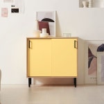 수납장 슬라이딩 낮은 도어 800 1color 다용도 수납가구 거실가구 주방가구 선반장 주방수 : 클루스몰