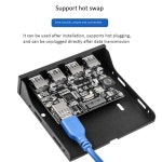 Pci-E to USB 3.0 PC 전면 패널 확장 카드, 어댑터, 인치 브래킷, Express X1 라이저 : 에이치 에스
