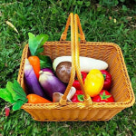 과일바구니만들기 라탄 수납 꽃바구니 만들기 어버이날 생일 : 엔템