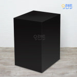 [대여]큐브 전시 사각 스툴 블랙 진열대 렌탈 : 오렌토