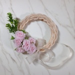 라탄 꽃 리스 DIY 라탄 공예 키트 만들기 재료 : 라탄스토리