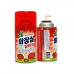 청개구리 식당 노래방 화장실 탈취제 실내 방향제 280ml 냄새 청결 나프탈렌 발 악취 제거 : 티코스