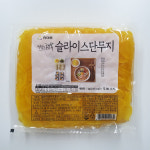 한아름 슬라이스단무지1kg, 3개 : 한아름영농조합법인