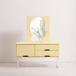 화장대 850 좌식 서랍 거울 비정형 2colors 세트 수납 스틸 사무실 학원 카페 수업 : 클루스몰