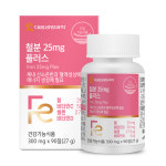 대웅생명과학 철분 25mg 플러스 90정 1박스(3개월분) 임산부 고함량비헴철 : 그린코어몰