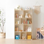 가구 책장 모듈 4단 오픈 800 1color 책꽂이 장 수납 사무실 학원 카페 수업 : 클루스몰