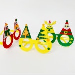 펠트부직포 크리스마스 안경만들기 10세트 랜덤발송 미술 공작 : 망고 market