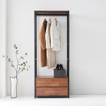 행거 옷장 스틸 시스템 D 800 4colors 드레스룸 장롱 옷걸이 철제 침실수납 서랍 사무실 학원 카페 수업 : 클루스몰