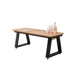 테이블 가구 엘다 원목 낮은 900 2colors 철제 다용도 스틸 거실 소파 사무실 학원 카페 수업 : 클루스몰