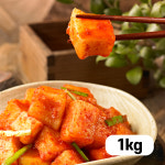 [100% 국산] 참가득 아삭한 깍두기 1kg, 1개 : freshfarmers