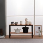 장 선반 490 엘다 스틸 900 1color 수납 화분 2단 주방 베란다 사무실 학원 카페 수업 : 클루스몰