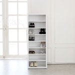 신발장 8단 틈새 장식장 오픈 570 3colors 다용도 진열장 모던 수납 가구 사무실 학원 카페 수업 : 클루스몰