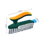 weitao 3in1 다기능 욕실 틈새 손잡이 청소솔 주방 화장실 마당 바닥틈 삼각지 브러쉬 : 차차미