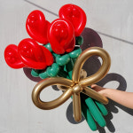 DIY 요술 풍선 레드 장미 꽃다발 만들기 꽃풍선재료 : memorey풍선