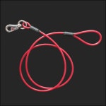 강아지 코팅 와이어줄 8파이 빨강 국산 : 제이제이펫마켓