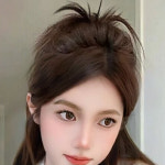 가시머리 집게가발 부분 까치머리 반묶음 간단 올림머리 고정 : 샵난다