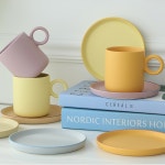 티니블랑 에이미 머그&플레이트 세트 6color 홈카페 머그잔 커피 카페컵 : 해피아우어