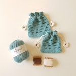 미니 스트링 파우치 DIY 코바늘 손뜨개 동영상 패키지 : 니들코티지