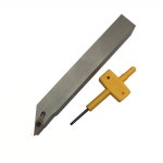 Hunricho 2pcs 금속 선반 회전 공구 비트 세트 탄화물 인서트 VBMT110301R02R 58 섕크 튜링 홀더 마 1pc VBGT110301R with 5/8... 