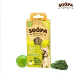 수파 그레인프리 100%식물성 건강한 야채 덴탈스틱 케일&사과 100g : 개굿즈