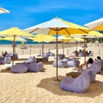 야외용 빈백 비치 해변 수영장 인테리어 카페 야외 방수 의자 : 더베러스토어