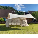 [패슬로우] 레아타프 4.1 / 면 사각 렉타타프 그늘막 : 솔루딕캠핑