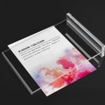 Y자형 아크릴메뉴판 투명아크릴꽂이 POP스탠 : 옹님이네상점