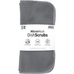 ST INC. 주식회사 에스앤티. 메쉬 식기 수세미 설거지용 주방 보자기 그레이 11.5인치 x 3팩 : Y G E N T