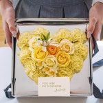 용돈박스 부모님 반전 플라워 생일선물 생신 이벤트 돈케이크 카네이션 레드 : 마음담은집