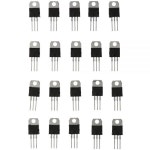SHUATI 20pcs 칩 IC 5A 60V 달링턴 트랜지스터 TIP120 TO220 파워 바이폴라 for DIY 전자제품 : D Z E N T