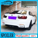 M4 스타일 탄소 섬유 리어 루프 스포일러 트렁크 립 윙 BMW F33 컨버터블 4 시리즈 420i 428i 435i F83 M4 2014 2015 2016 업... 