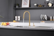 필로토 더죤테크 슈티에싱크 397 무광골드 2홀 주방수전 : 감자바스