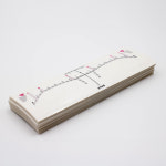 눈썹 스티커디자인자 100매 5종 세트 디자인자 반영구 화장 재료 눈썹 자 : 뷰티난다