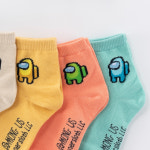 어몽어스 단목 양말 어린이 아동 남아 여아 국산양말 : 워나몰