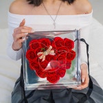 용돈박스 부모님 반전 플라워 생일선물 생신 이벤트 돈케이크 카네이션 레드 : 마음담은집