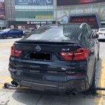 ABS 소재 P 스타일 리어 트렁크 스포일러 윙 바디 키트 액세서리 BMW F26 X4 2014 2015 2016 2017 : 메타인터네셔널 상사