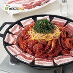 밀스온 양념 쭈꾸미 볶음 용두동 오동쭈꾸미 보통맛 캠핑음식 500g, 1개 : 밀스온