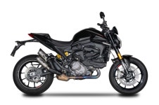 DUCATI 두카티 Monster 937 (21-23년), 슬립온 DYNO 소음기, 카본 엔드 캡, 티타늄, 승인 포함 SPARK : 바이크투어몰