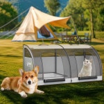 대형 터널형 자동차 카시트 차량용 케이지 뒤좌석 컨넬 : 초코네 구멍가게