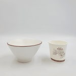 그린메라민 코드 라인 V면기 소소(12.6x6.9) G9742 (브라운) : 키친원
