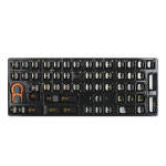 SPM PC 투명 실크인쇄 한글 영문 키캡 165키 커스텀 기계식키보드 블랙스모그 : spm