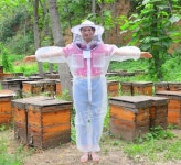 입는 모기장 전신 양봉 벌 방충망 옷 캠핑 낚시 해충 여름 모기복 꿀벌 특수 반신 풀 세트 : 립코드배송대행