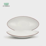 그린메라민 코드 라인 타원접시 1호 G9731 (브라운) : 키친원