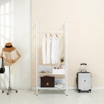 800철재 2단 선반형행거 모던 옷걸이봉 스탠드행거 : 리빙하우징