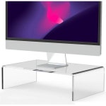 Sinboun 아크릴 모니터 스탠드 라이저 투명 컴퓨터 노트북 PC 프린터 트레이 : 하이구대