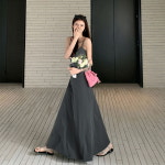 여름 끈나시 맥시 A라인 롱 원피스 MFNC040119 : 비틀버드