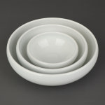 도자기 그릇 이천 강백자 달 접시 1호 카페 식당 식기 : 오가네주방